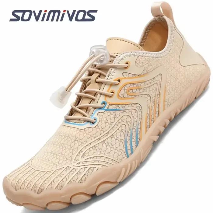 Chaussures de Randonnée SOVIMIVOS pour Homme Tissu Extensible Occasions Décontractées Plage Yoga Eau