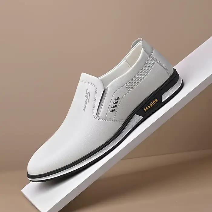 Chaussures en cuir de marque pour hommes mocassins de créateur