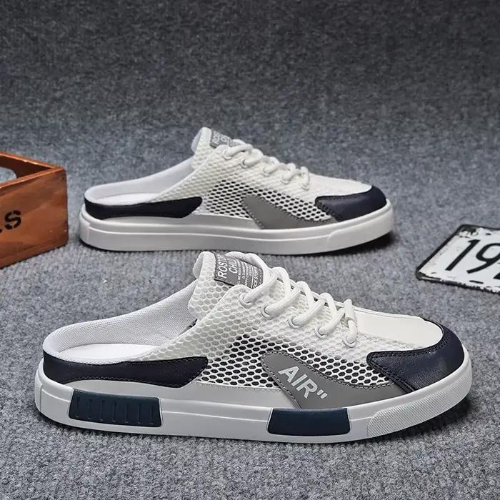 Baskets en Toile Plates Décontractées pour Homme