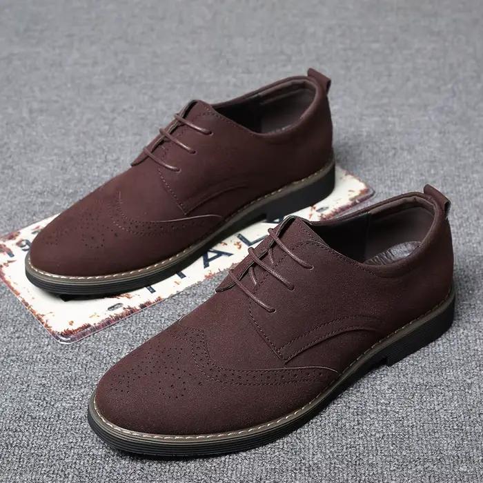 Chaussures de travail Oxfords décontractées et élégantes pour hommes