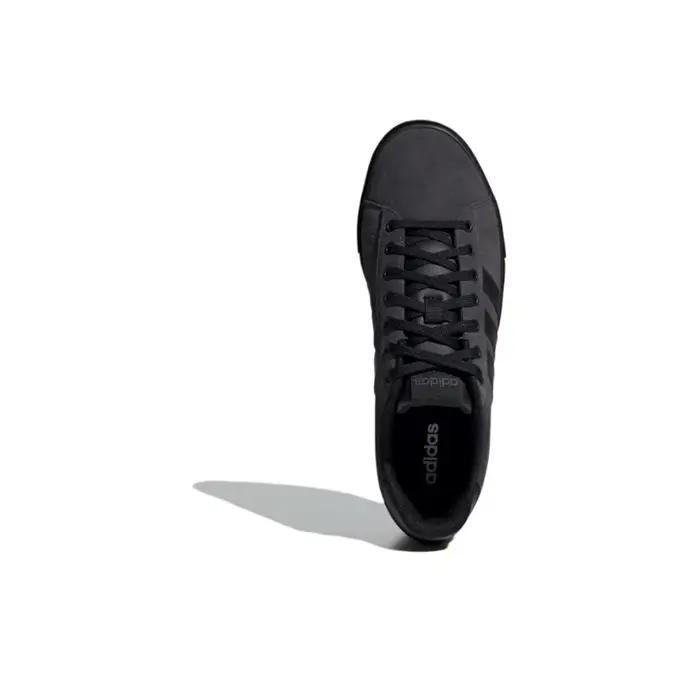 Adidas Daily 4.0 Chaussures de skateboard basses en cuir synthétique unisexe noir JI4355