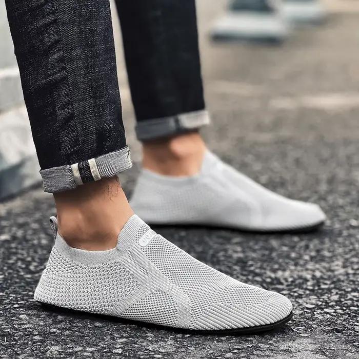 MAEDEF été nouveau confortable décontracté chaussures pour hommes mode semelle souple respirant extérieur chaussures plates pour hommes baskets légères