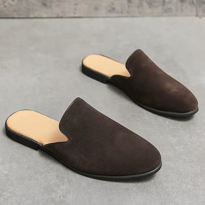 Chaussures en daim à l'offre elles souples pour hommes