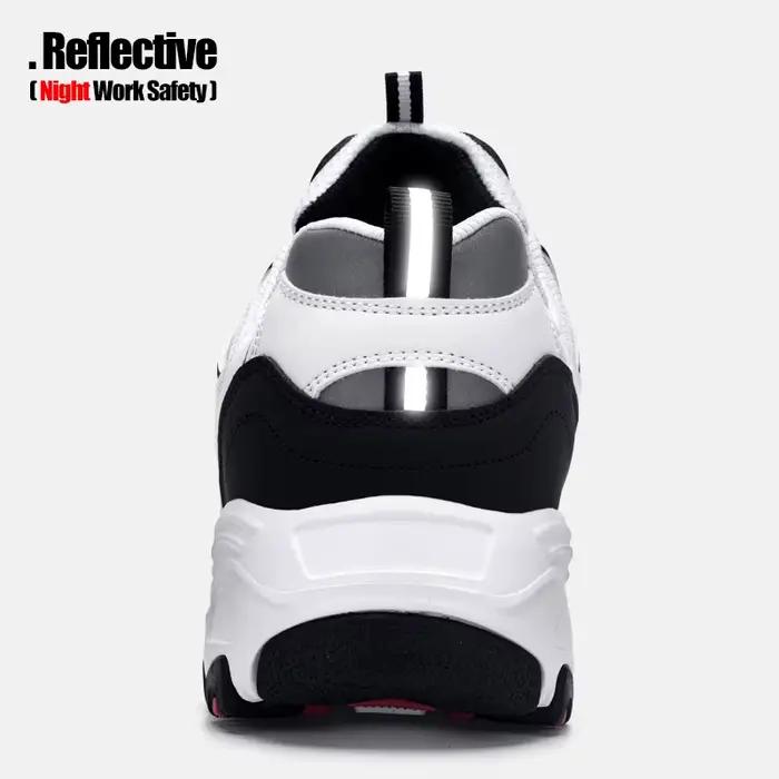 LARNMERN chaussures de sécurité pour hommes chaussure de travail à bout en acier Anti-crevaison Anti-écrasement Construction chaussure légère et respirante confortable