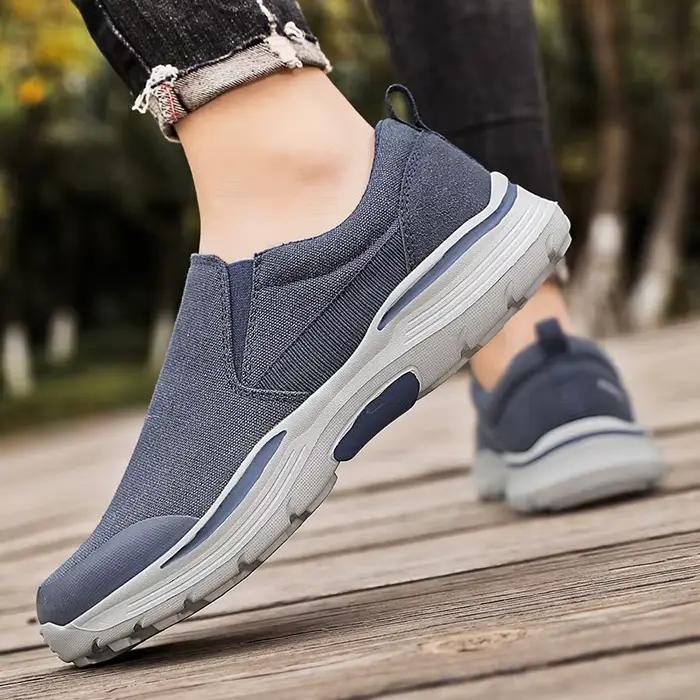Chaussures de marche pour hommes à la main respirant homme plat mocassins léger mâle conduite décontracté baskets chaussures d'extérieur Size39-47