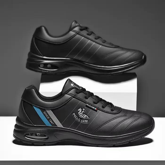Baskets en cuir pour hommes