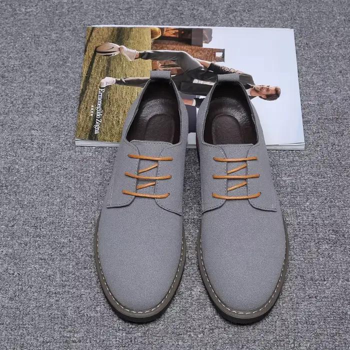 Chaussures habillées pour hommes chaussures en cuir légitime PU daim décontracté hommes concepteur Social mâle noir affaires luxe hommes mariage été homme
