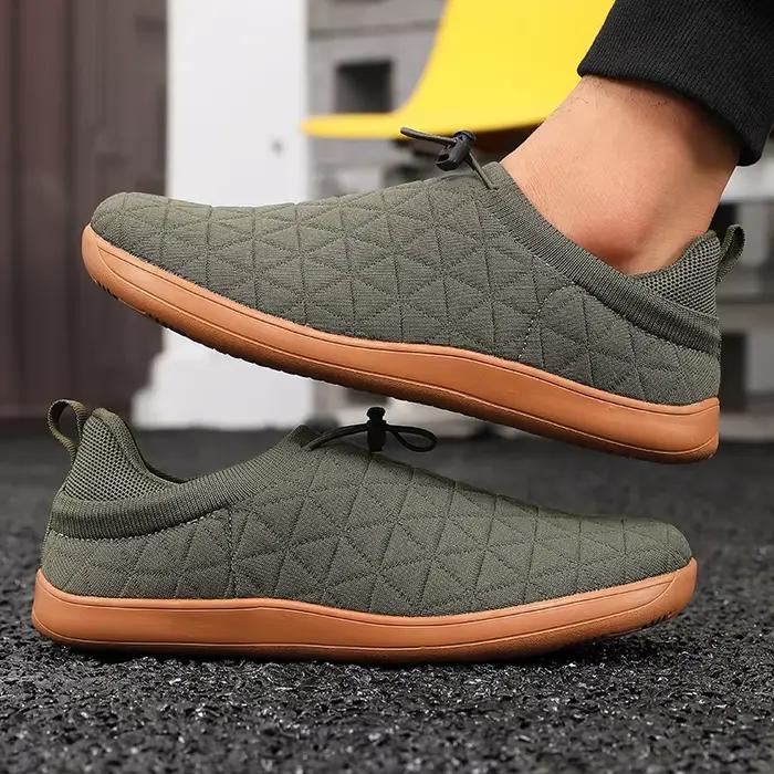 Chaussures en maille large minimaliste et unisexe pour une marche confortable et les activités de plein air décontractées avec semelles souples adaptées aux voyages