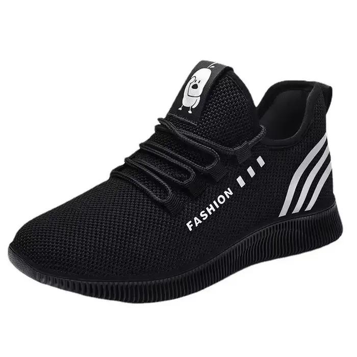 Femmes chaussures de Tennis 2025 printemps nouvelle mouche tissage vieux pékin tissu chaussures petite marguerite femmes chaussures de sport décontractées chaussures de marche