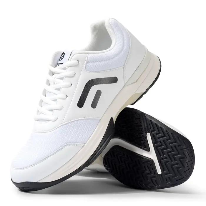 Chaussures de tennis FitVille larges pour hommes respirantes, antidérapantes, professionnelles pour le printemps automne usages sportifs et cadeaux