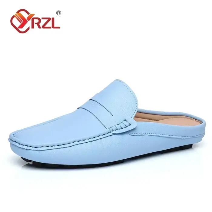 Mocassins Blancs Faits à la Main pour Homme