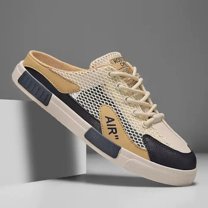 Baskets en Toile Plates Décontractées pour Homme