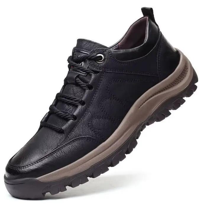 Chaussures d'escalade en plein air, nouvelles chaussures de sport pour hommes, confortables, polyvalentes, à semelle souple, chaussures décontractées pour personnes d'âge moyen et âgées
