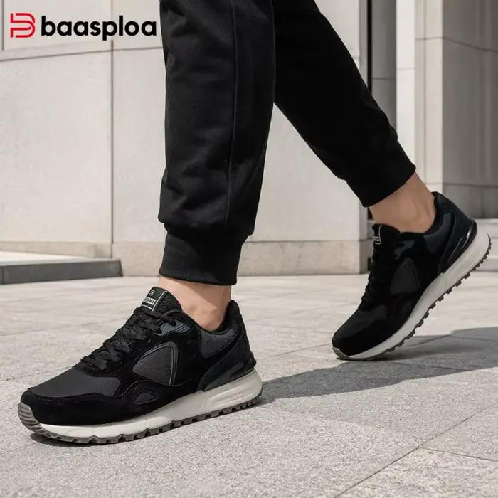 Baasploa Chaussures de marche décontractées pour hommes