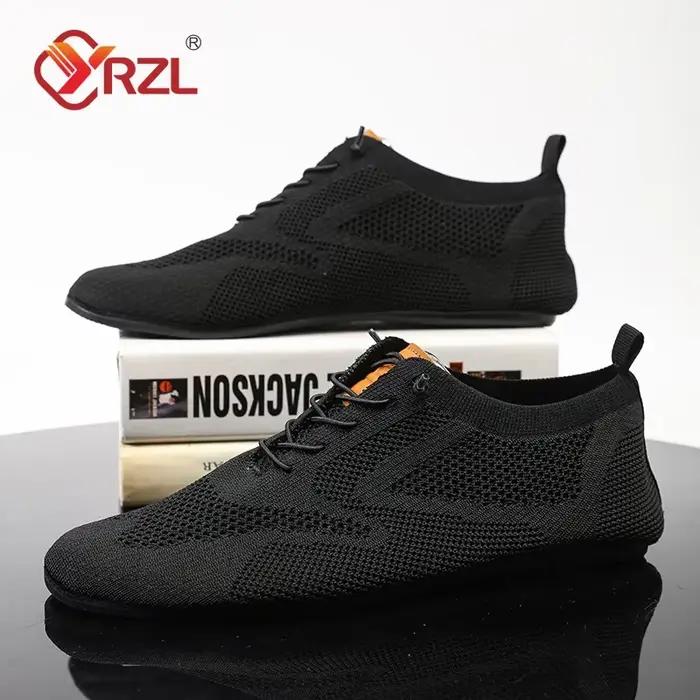 YRZL-Mocassins en Maille pour Homme, Chaussures de Marche Minces, Astronomiques, Respirantes, Antidérapantes, Décontractées, d'Été