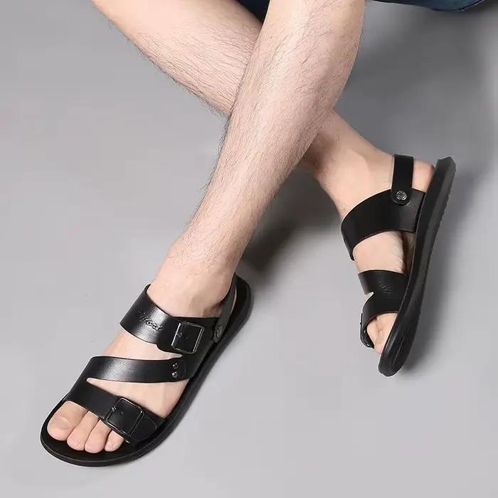 Sandales en cuir pour hommes