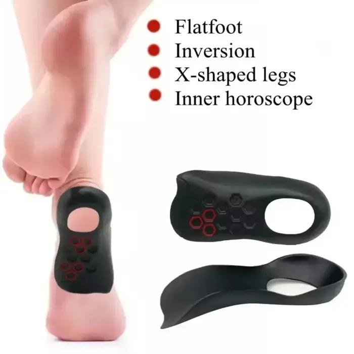 1 paire de semelles orthopédiques pour pieds plats