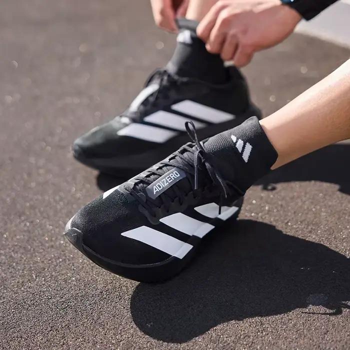 ADIDAS Authentic ADIZERO EVO SL Chaussures de course pour hommes Noir LIGHTSTRIKE PRO Semelle intermédiaire Torsion Plate KK0313 Livraison gratuite
