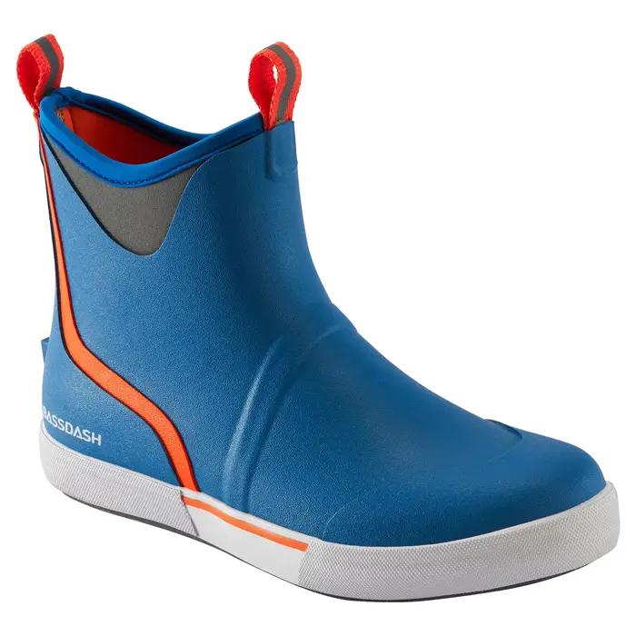 BASSDspatule-Bottes de pont imperméables pour homme, doublure respirante, caoutchouc néoprène anti-alde, rinçage, bottes de pluie, pêche, bateau, 6 po