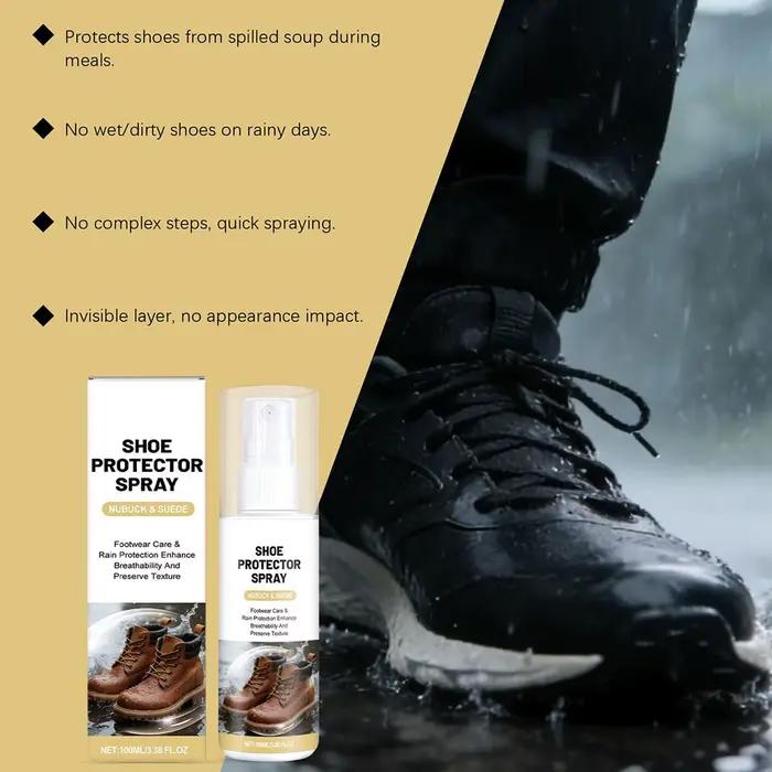 Spray protecteur pour chaussures imperméable résistant aux taches pour bottes en toile et en maille usage quotidien et activités de plein air