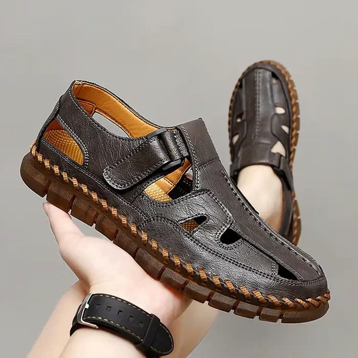 Sandales pour hommes confortables chaussures d'été respirantes