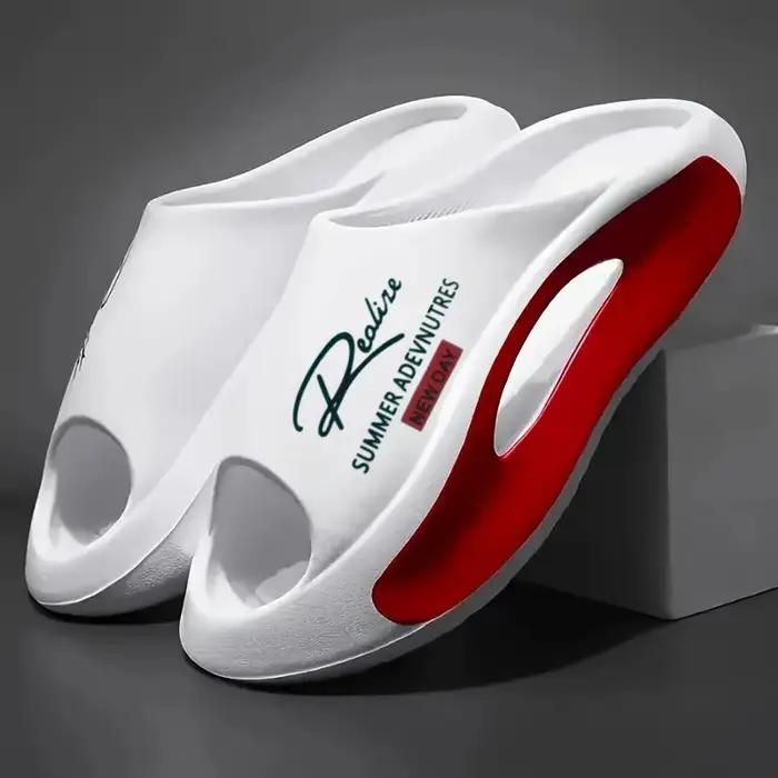 Sandales légères en EVA pour hommes | Design de dessin animé noir et blanc
