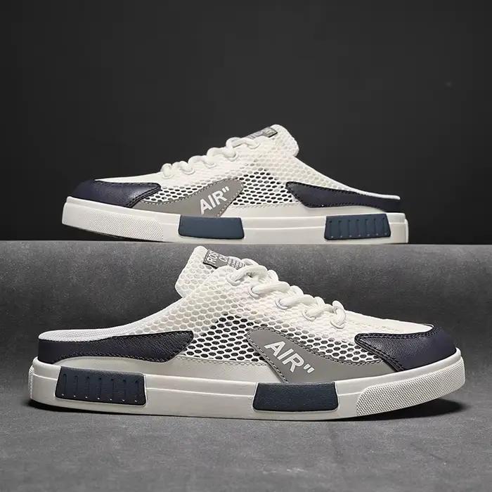 Baskets en Toile Plates Décontractées pour Homme