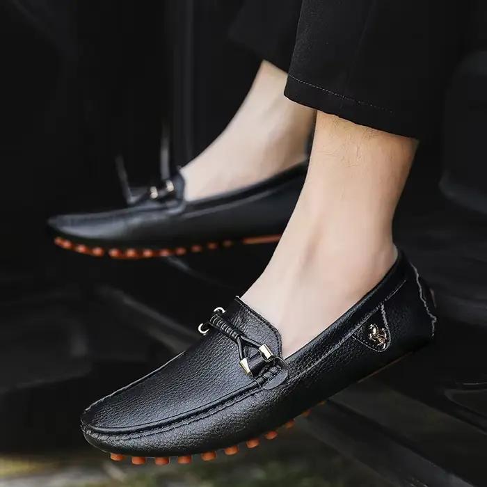Chaussures provoqué formelles en cuir pour hommes