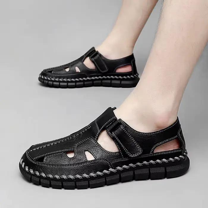 Sandales pour hommes confortables chaussures d'été respirantes