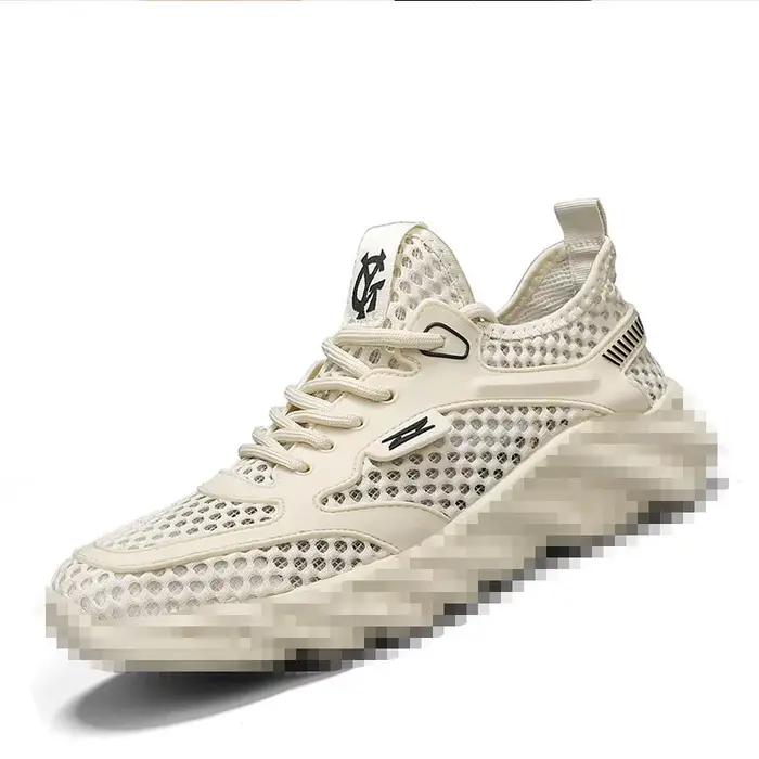 Chaussures de randonnée aquatique pour hommes à bout rond, en maille ajourée respirante, séchage rapide, coupe basse, décontractées