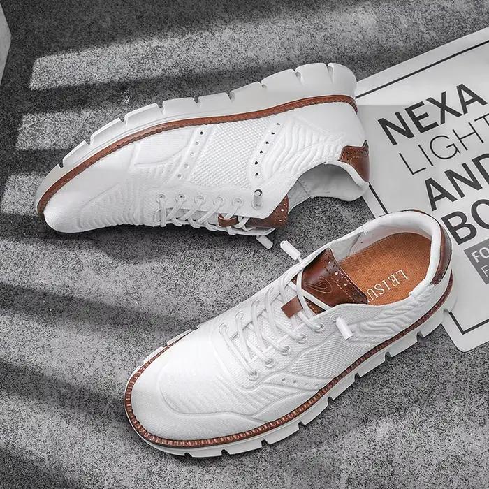 Chaussures Brogues en Maille pour Hommes Grandes Tailles 54 53 52 51 50