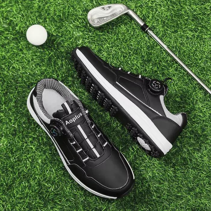 Chaussures de golf homme modernes décontractées imperméables pour mode et activités extérieures polyvalentes élégantes confortables et durables