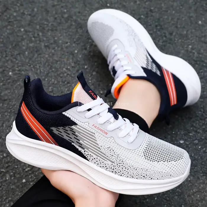 Chaussures de course légères pour hommes été 2025 en maille respirante pour randonnée et activité physique en plein air antidérapantes