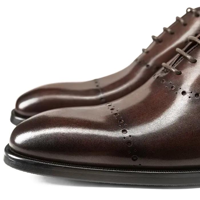 Hanmce-Chaussures Oxford en cuir véritable pour hommes, chaussures provoqué formelles d'affaires, chaussures de luxe de haute qualité