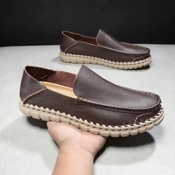 Nouvelles chaussures en cuir pour hommes