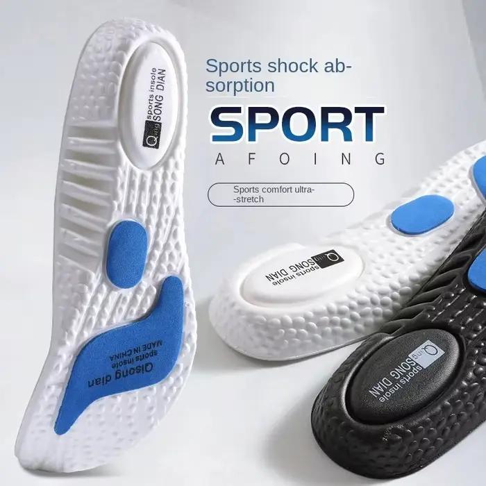 Semelles intérieures de Sport pour pieds, Inserts d'absorption des chocs souples, modèle orthopédique pour fasciite plantaire, chaussures pour hommes et femmes