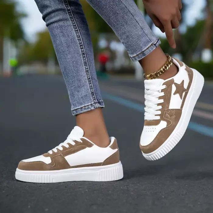 YRZL Baskets unisexes Chaussures à plateforme antidérapantes Chaussure de marche légère