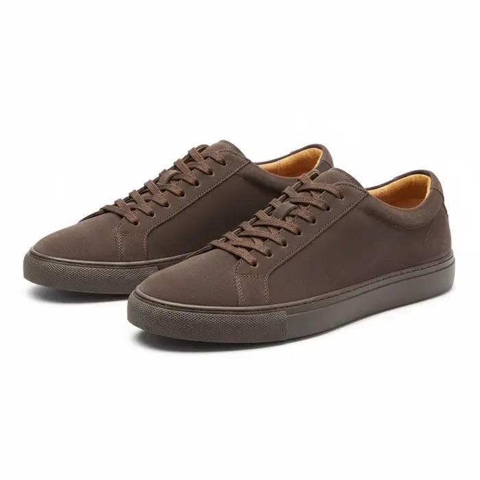 Mocassins en daim pour hommes, style décontracté, en cuir véritable, durables, pour le skateboard et la marche en extérieur