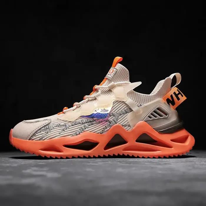 Chaussures de course pour hommes printemps offre spéciale de la saison à la mode respirant coupe basse à lacets