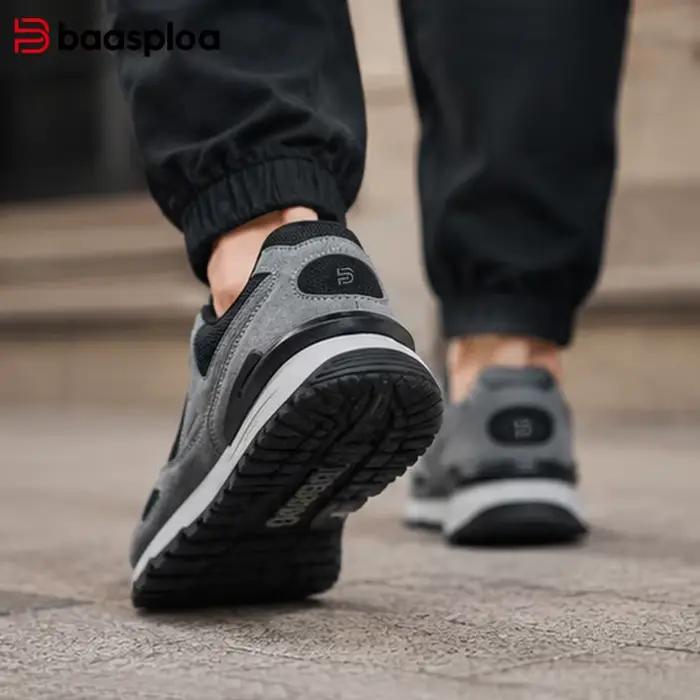 Baasploa Chaussures de marche décontractées pour hommes