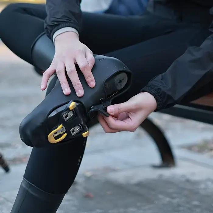 Couvre-chaussures de cyclisme sur route en silicone, coupe-vent, imperméables et chauds, faciles à nettoyer et réutilisables pour le vélo