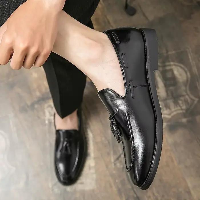 Chaussures en cuir décontractées pour hommes