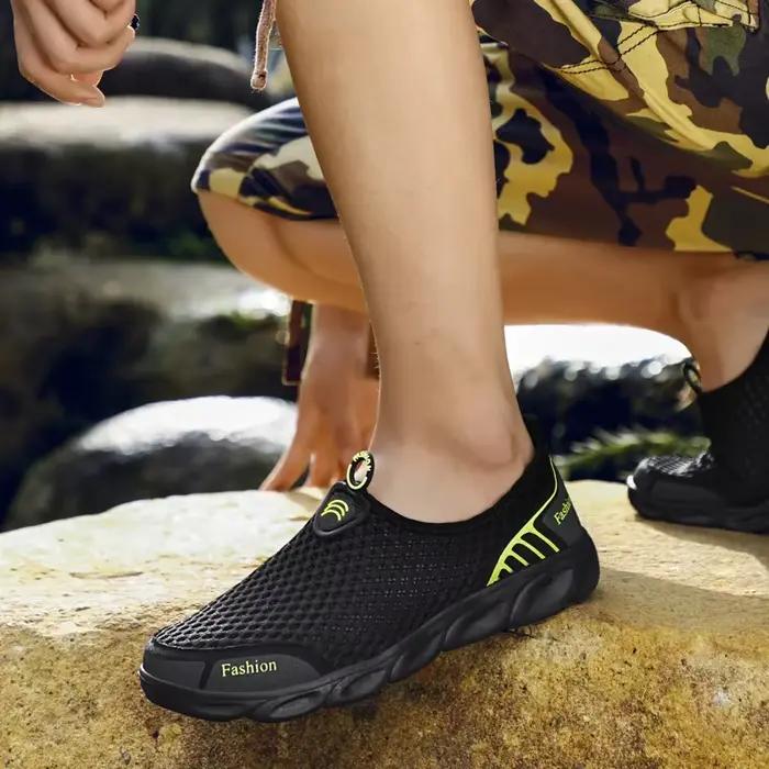 Hommes sandales séchage rapide randonnée Wading chaussures en plein air baskets antidérapantes respirant