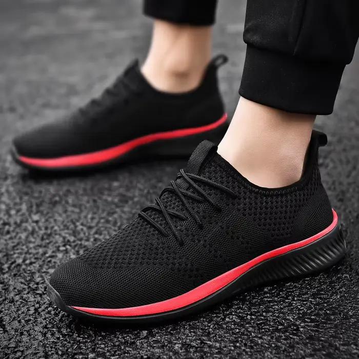 Chaussures de course pour homme 2025 légères et respirantes polyester pour performances stables et flexibles
