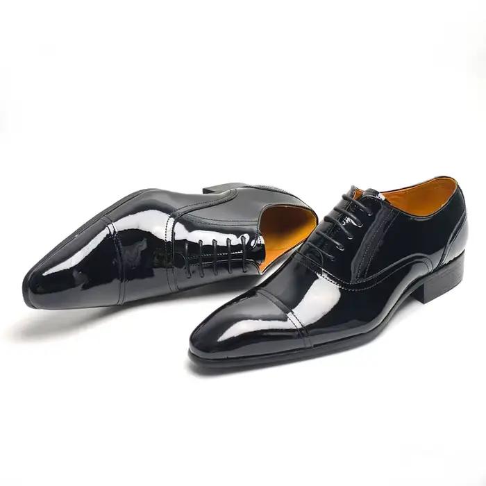 ChimMen-Chaussures en cuir Danse etées faites à la main