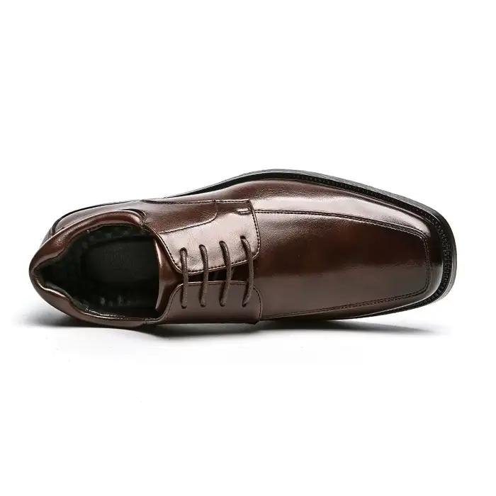 Chaussures en cuir de haute qualité pour hommes, tendance, formelles, britanniques, grande taille 48, richelieu, nouvelles chaussures de mariage d'affaires