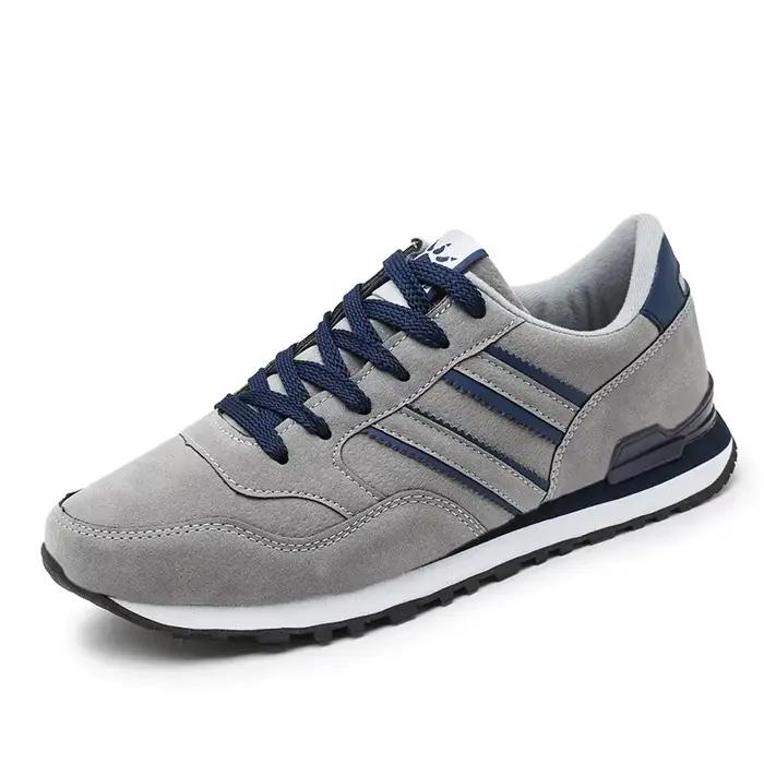 Baskets cimentées LEDP pour hommes, chaussures de marche légères, décontractées, printemps/automne, pointure 35 à 45, non tissé, daim de porc, caoutchouc, ajustement parfait, motifs patch-travail, confort et style