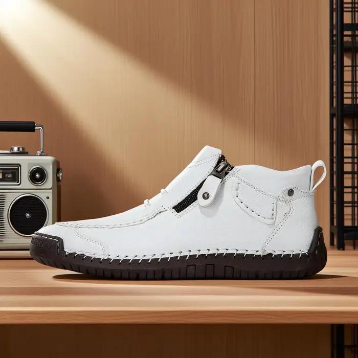 Chaussures classiques en cuir faites à la main pour hommes