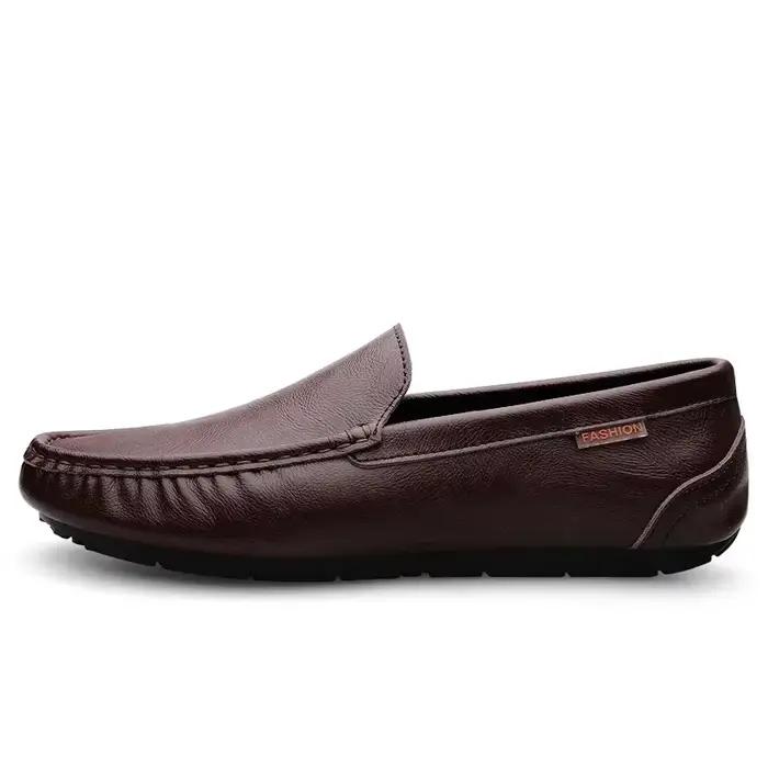 Mocassins en cuir véritable pour hommes mocassins de conduite italiens décontractés légers et respirants pointure ajustement occassions spéciales