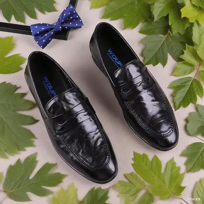 Style européen, chaussures de mariage haut de gamme. Ew Design avec cuir de luxe